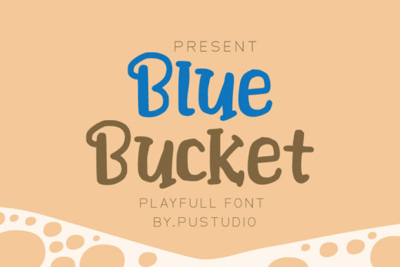 Blue Bucket: A Fresh Display Font for Modern Designers