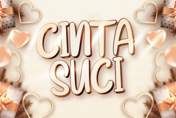 Cinta Suci: Discovering a Charming Display Typeface