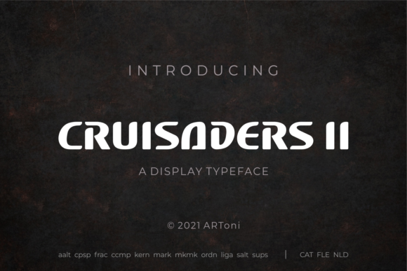 Cruisader II: A Bold Display Font for Modern Design