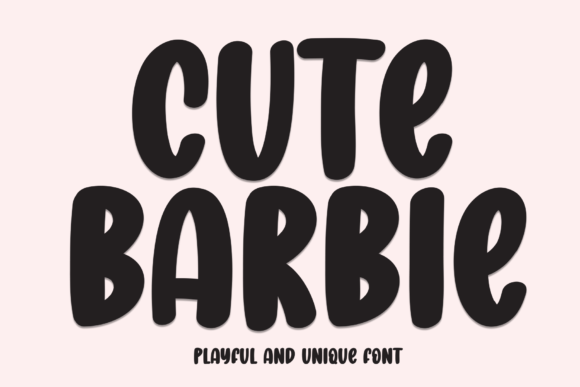 Cute Barbie: A Fun and Versatile Display Font