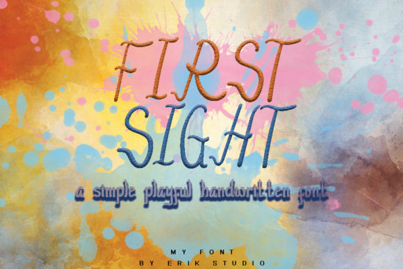 First Sight: A Stylish Display Font for Creative Projects