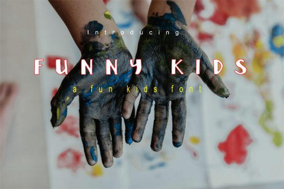 Funny Kids: A Playful Display Font for Creative Projects