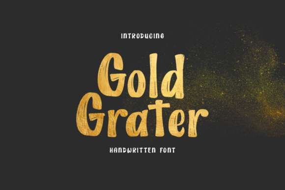 Gold Grater: The Cool Display Font for Bold Creations