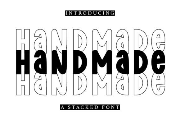 Handmade: A Cool Display Font for Creative Projects