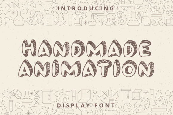 Handmade Animation: A Charming Typeface for Creative Projects