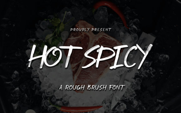 Hot Spicy: A Bold Display Typeface for Impactful Designs