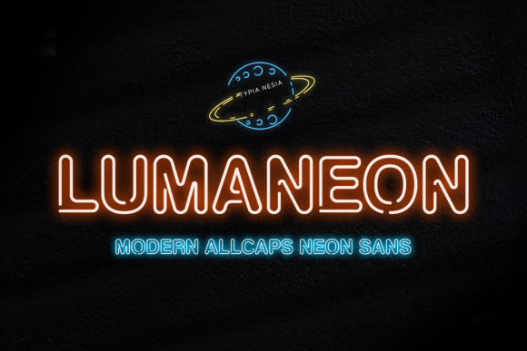 Lumaneon: A Bold Display Font for Modern Creators