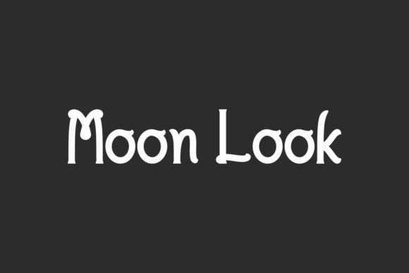 Moon Look: A Playful Font for Creative Projects