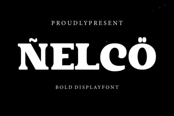 Nelco: A Bold Display Font for Modern Creators