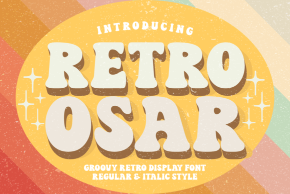 Retro Osar: A Friendly, Vintage Display Font for Modern Design
