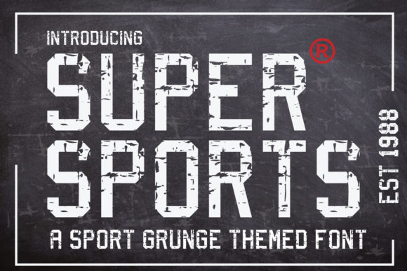 Supersports: The Display Font for Dynamic Designs