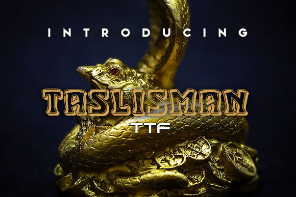 Talisman: A Sharp Display Font for Modern Design