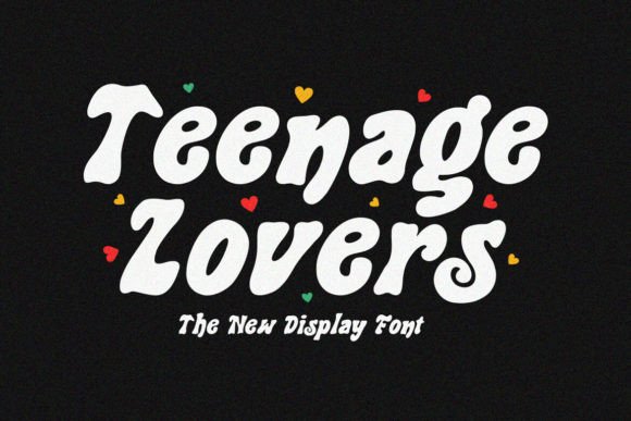 Teenage Lovers: A Fresh Handwritten Display Font