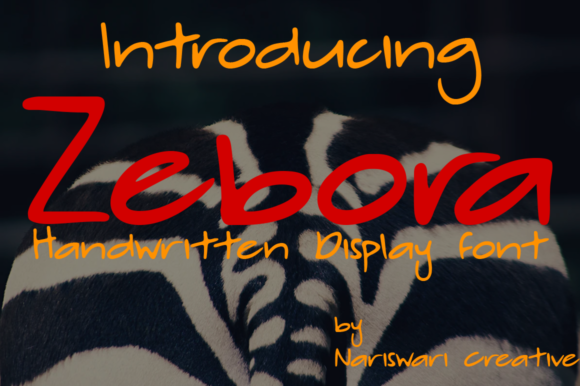 Zebora: A Modern and Simple Display Typeface